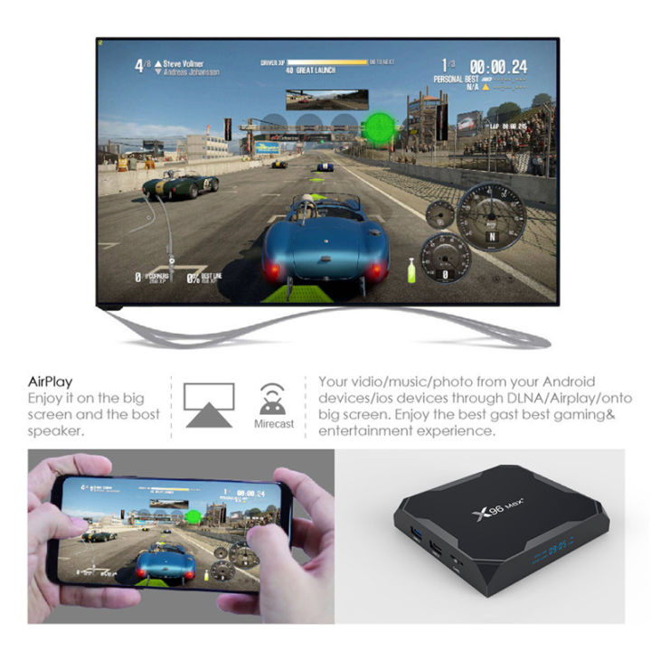 x96-max-plus-32gb-rom-แรม-4gb-32gb-wifi-2-4-5g-bluetooth-cpu-s905x3-android-9-รองรับlan100m-android-tv-box