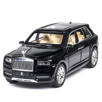 124 20cm Rolls Royce Cullinan Alloy Car Model Large Size Simulation Metal Off-road Vehicle SUV Model With Light Sound Pull Back