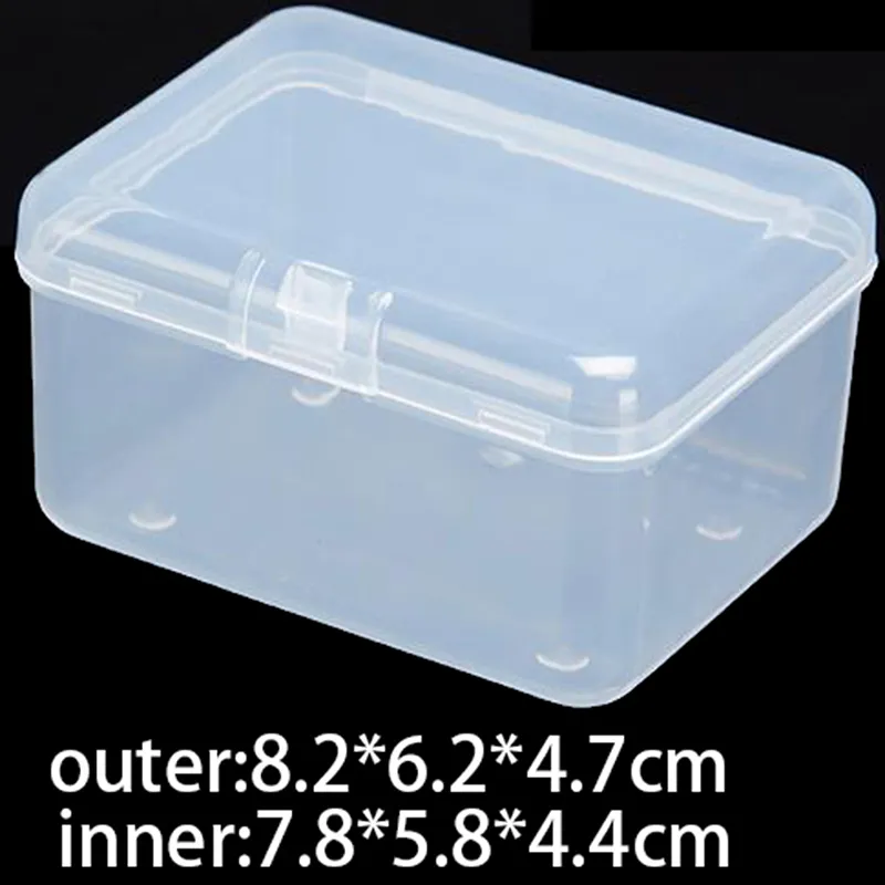 Packaging Small Box Chip Box Storage Transparent Plastic Small