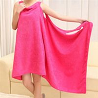 【CC】﹊✲  Bathing Robes Wearable Womens Fast Drying Beach Spa Magical Nightwear Sleeping Shirts