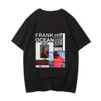 Frank O-Ocean Blond เสื้อยืด2023ฤดูร้อนใหม่ผ้าฝ้ายพิมพ์เสื้อยืดผู้ชายแขนสั้นเกาหลีเสื้อ Bottoming เสื้อ