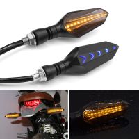 ✇◕┅ Universal Motorcycle 12V LED Turn Signal Lights Blinker Front Rear Lights For Kawasaki Ninja GPZ500 EX500 650R ER6 N F W800 Z750