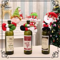 UPDACY Year Santa Claus Noel Gift Wine Bottle Snowman Elf Dust Cover