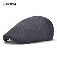 VOBOOM Cotton Men Women Soft Beret Flat Cap Driver Retro Vintage Soft Boina Spring Summer Casual Baker Newsboy Caps Cabbie Hat