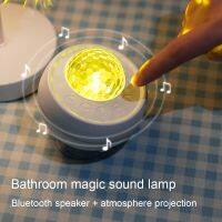 Bathroom Night Light Sound Swimming Pool Outdoor Ambient Light Bluetooth Waterproof Speaker Music Voice Control Stage Ball Lamp Night Lights