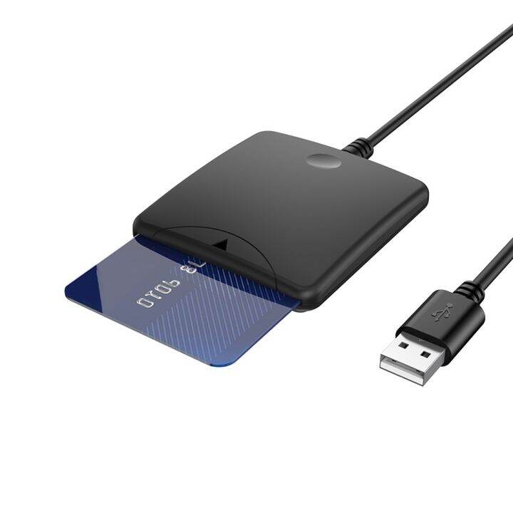 Smart Card Reader USB Bank Card IC/ID/SIM Card Reader for Linux Windows