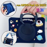 ! เคสซิลิโคนนิ่ม ลายการ์ตูน พร้อมสายคล้อง สําหรับ Oppo Pad Air 2022 10.36 นิ้ว