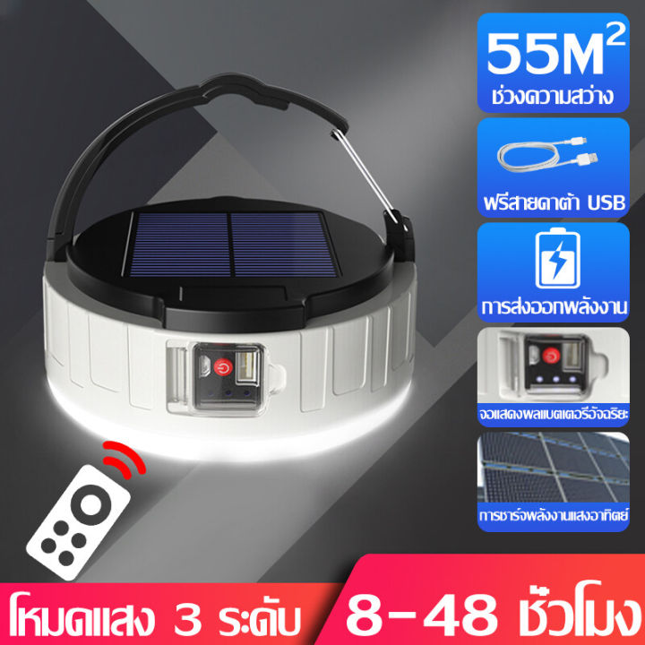 ตภัณฑ์ใหม่-solar-outdoor-lighting-led-หลอดไฟ-24-led-หลอดไฟฉุกเฉิน-หลอดไฟพกพา-ไฟตั้งแคมป์-การชาร์จ-usb-สามารถใช้เป็นพลังงานมือถือ-ด้วยจอแสดงผลพลังงาน