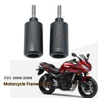 ยามาฮ่า FZ1 2006 2007 2008อุปกรณ์เสริมรถจักรยานยนต์สีดำคาร์บอนไม่มีรอยตัดเฟรมป้องกันรถเลื่อนล้มกันล้ม