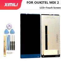 100% 5.99นิ้วของแท้สำหรับ Oukitel Mix ของแท้2ตัวแสดงอ่านแอลซีดีหน้าจอสัมผัสประกอบดิจิไทเซอร์ + เครื่องมือทดแทน