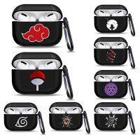 Anime Soft Earphone for Airpods 1 2 3 Cartoons Akatsuki Itachi Bluetooth Headphone Cover Gifts