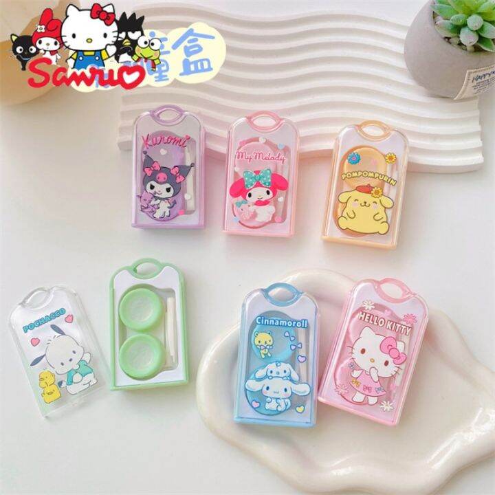 Sanrio Melody Kuromi Hello Kitty Cinnamoroll Pochacco Cartoon Push-Pull ...