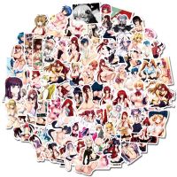 hot【DT】 50/100pcs Anime Hentai Stickers Pinup Waifu Decal Vinyl Laptop Car Sticker Adult Otaku