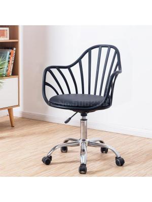 เก้าอี้คอมพิวเตอร์แบบนอร์ดิกเก้าอี้หมุนเรียบง่ายสีดำและสีขาวเรียบง่ายเก้าอี้สำนักงานสำนักงานแบบหมุน