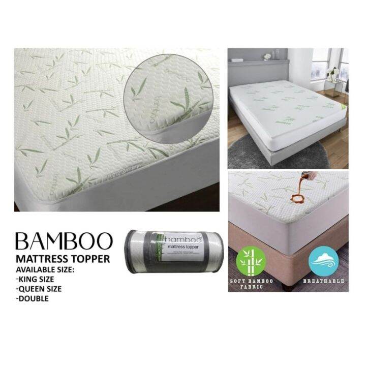 Bamboo Memory Foam Mattress Topper Lazada PH