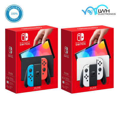 Nintendo Switch (รุ่น OLED) คอนโซล64GB นีออนแดงและนีออนสีฟ้า/ขาว Joy-Con - NS คอนโซล