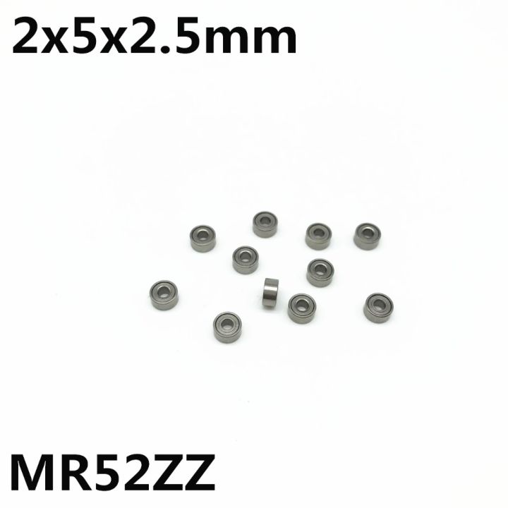[Hot K] 50Pcs MR52ZZ L-520ZZ 2X5X2.5มม.ลูกร่องลึกแบริ่งแบริ่งขนาดเล็กของเล่นโมเดล MR52Z MR52ขั้นสูงคุณภาพสูง