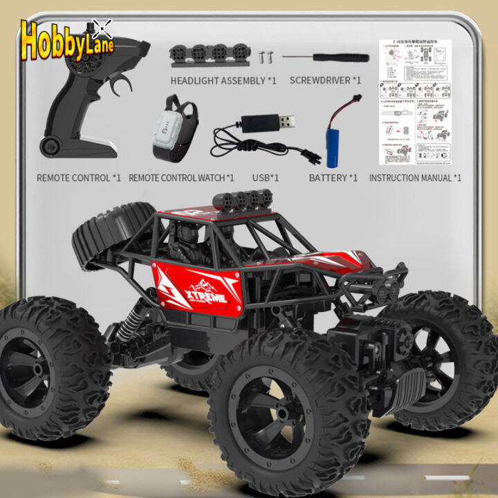 hobบี้ของเล่นของขวัญสำหรับเด็ก-ของเล่นรถ-rc-อัลลอย-q145น้ำหนัก2-4ก-4wd-mobil-remote-control-1-16รถบังคับวิทยุปีนป่ายสำหรับทุกสภาพภูมิประเทศ