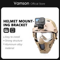 Vamson อะแดปเตอร์สำหรับ Gopro 10 9 8 7 Session Yi Sjcam ทำจากอลูมิเนียมตัวยึดฐาน3รูอุปกรณ์เสริมกล้องแอคชั่นแคมเมรา