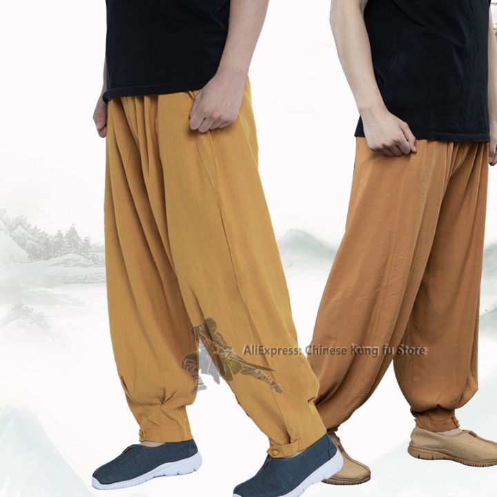 Shirtless Buddhist in Harem Pants Practicing Stock Image  Image of  meditate barefoot 230472783