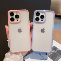 ใช้บังคับ 14ProMax เคสมือถือแอปเปิ้ล 13 เลเซอร์อะคริลิคที่มีสีสัน 12 เคสป้องกันกันกระแทกแบบใส