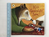 Kiss Good Night, Sam by Amy Hest Paperback Book หนังสือนิทานปกอ่อนภาษาอังกฤษสำหรับเด็ก (มือสอง)
