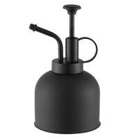 OOTDTY 300ml Mini Plant Flower Watering Can Sprayer Stainless Steel Vintage Spraying Hairdressing Pot Mister Garden Tool