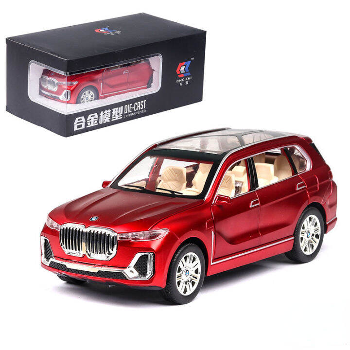 x7-bmw-แบบรถโลหะผสมมีไฟและเสียงประกอบรถ-diecast-ของเล่นสำหรับเด็กผู้ชายของขวัญวันเกิด-kids-toys-คอลเลกชันรถ