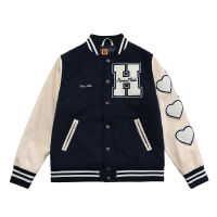 Girls Dont Cry Human Made Varsity Baseball Jacket Men Women 1:1 Best Quality Coat Sleeve Patchwork Embroidery H Letter Jackets