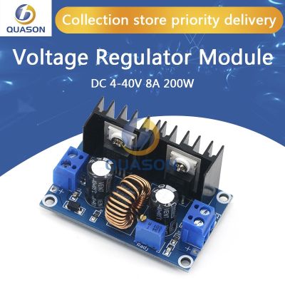 【YF】♂►❈  Step-down power supply module DC4-40v to DC1.25-36v 8A 200w adjustable XL4016E1 DC-DC voltage regulator