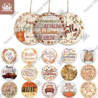 【YF】❂✈  Putuo Round Sign Hanging Plate Plaque Wall for Farmhouse Garden Wood Gifts