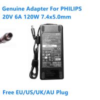 อะแดปเตอร์แหล่งกระจายไฟ AC ADPC20120 20V 6A 120W ของแท้สำหรับฟิลิปส์ PD2710QC AOC ของ BENQ EX3203R ที่ชาร์จจอ EX3501-T EX3501R