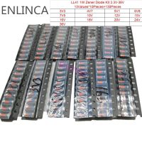 【CW】☢☍✵  130pcs LL41 SMD Zener diode KIT 1W 3V3-36V 13 Values x10pcs  ZM4728A ZM4732A ZM4733A ZM4737A ZM4740A ZM4742A