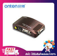 อุปกรณ์แปลงสัญญาณภาพ ONTEN OTN-7108 AV RCA S-Video Port to VGA Converter สินค้ามีรับประกัน 6 เดือน