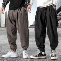 Man 2022 Autumn Winter Sweatpants Men Baggy Joggers Fashion Streetwear Casual Fleece Harem Pants Plus Size 5XL