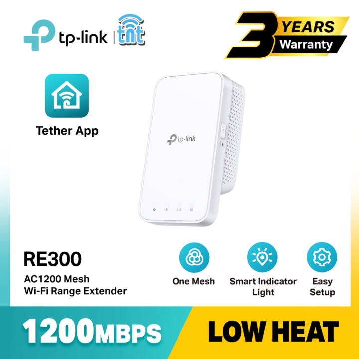 TpLink RE300 AC1200 OneMesh Wireless Wifi Range Extender/Booster