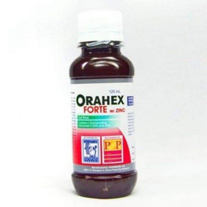 Orahex Mouthwash Forte with Zinc Lazada PH
