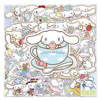 50ชิ้นสติกเกอร์ Cinnamoroll ตลกรูปลอกของเล่นเด็กน่ารักการ์ตูน DIY กระเป๋าเครื่องเขียนสติกเกอร์ท่องเที่ยวรถไต่ผนังขายส่ง