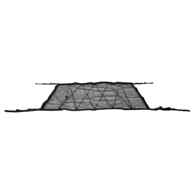 Car Ceiling Storage Net Pocket Roof Interior Cargo Net Bag Car Trunk Storage Pouch Sundries Storage Organizer Black