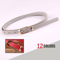 New Style 12-Color Genuine Leather Belt Ladies Versatile Pin Buckle Decorative Dress Sweater Thin Girl