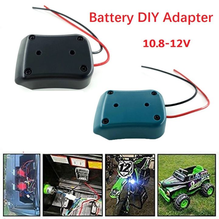 อะแดปเตอร์-diy-สำหรับ-makita-10-8-12v-ตัวขับตัวเชื่อมต่อสายเคเบิล-li-ion-สำหรับชุด-bl18-li-ion-mt-18v