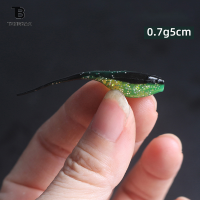 TONGBAO01 10pcs ขนาดเล็ก tadpole Soft เหยื่อล่อมินิ VIB พร้อมช้อนตกปลาล่อ0.75g 5cm Fishing Tackle PIN crankbait vibration SPINNER sinking เหยื่อ