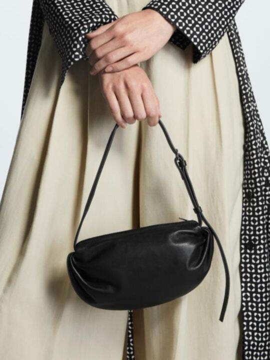 cos-womens-new-pleats-niche-design-hand-carried-cowhide-dumpling-bag-underarm-single-shoulder-bag-mini-small-bag-trendy