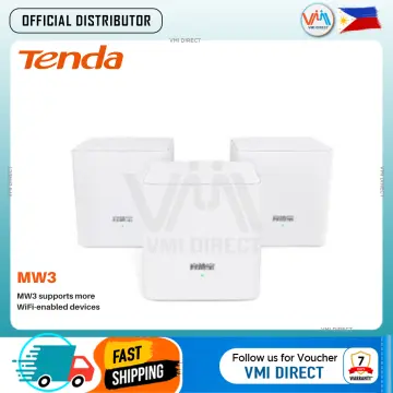 COMPUTERSTORE - Wireless ROUTER AC1200 Home Mesh TENDA nova MW3(2 pack)  DualBand -2P Ethernet 2 ant.int.