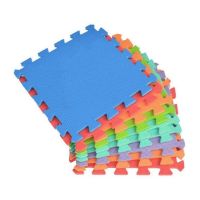 Play Mats Puzzle Modular Colored 20 Pieces 30X30 cm Soft Eva Foam Childrens Puzzle Rug for