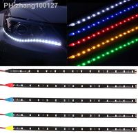 6 PCS LED strip SMD3528 COB Daytime Running Waterproof Flexible 30CM DC12V Super bright Car Light Source Styling decor lamp