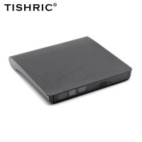 สีดำ TISHIRC USB 3.0 Type C External DVD RW CD Writer ไดรฟ์เครื่องเขียนออปติคอลเข้ากันได้สำหรับโน็คบุคตั้งโต๊ะ Imac