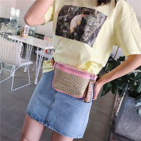 Fashion Female Belt Bag New Straw Fanny pack And Phone Pack Luxury Woman Shoulder Crossbody Chest Bags Ladies Waist Bag Clutch