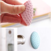 1PC Door Pads Silicone Rubber Door Stopper Self Adhesive Wall Protectors Anti-collision Crash Silent Door Handle Protective Pad Decorative Door Stops