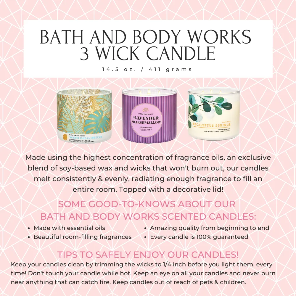 bath and body works beach sage and mint candle